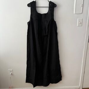 J. Crew Black Maxi Dress